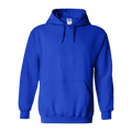 Sweat à capuche bleu royal personnalisé avec impression vinyle - CREAZESTE