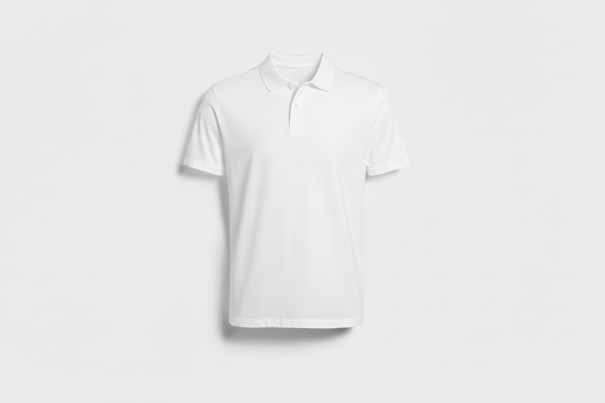 Polo personnalisé blanc unisexe avec impression vinyle - CREAZESTE